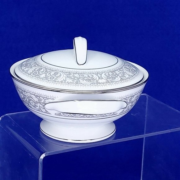 Sugar Bowl & Lid Noritake "Naples" Fine China 6975 Vintage Discontinued Pattern - Picture 3 of 9